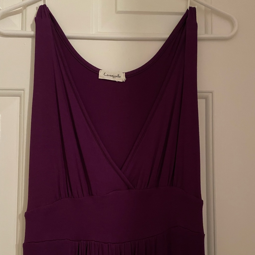 NWOT Purple maxi dress